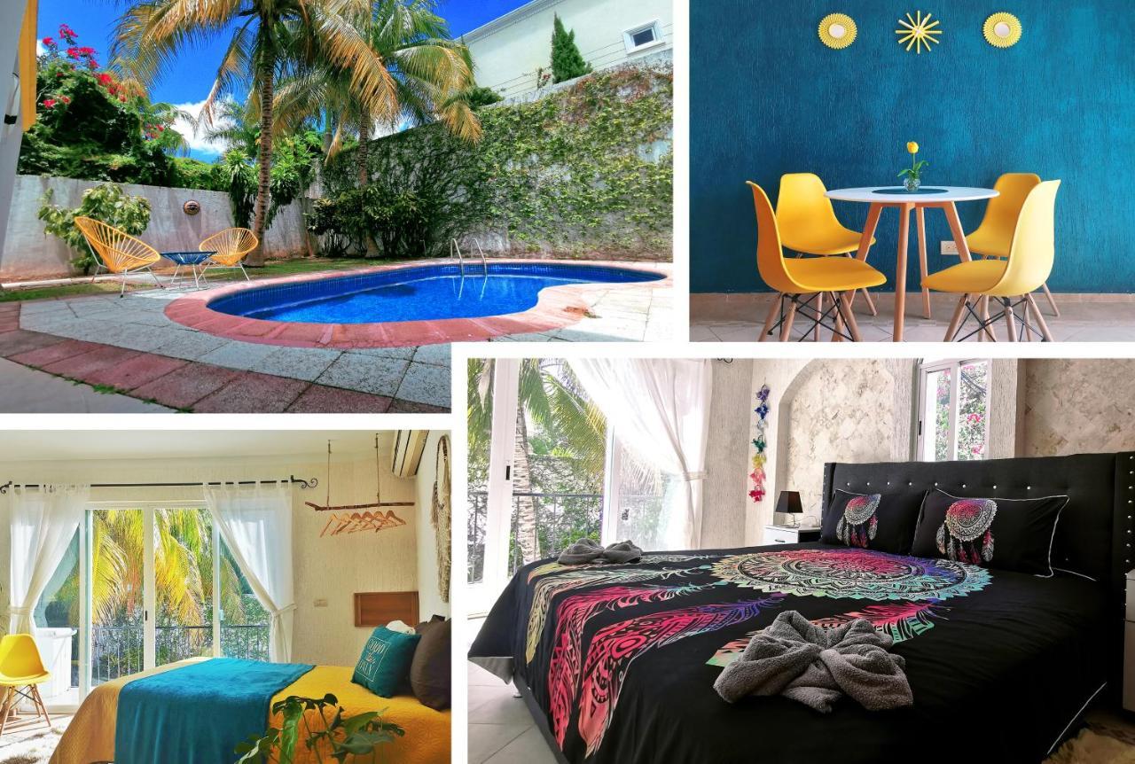 קנקון Beautiful & Cozy Near Beach Apartment Pool & Kingsize Bed מראה חיצוני תמונה