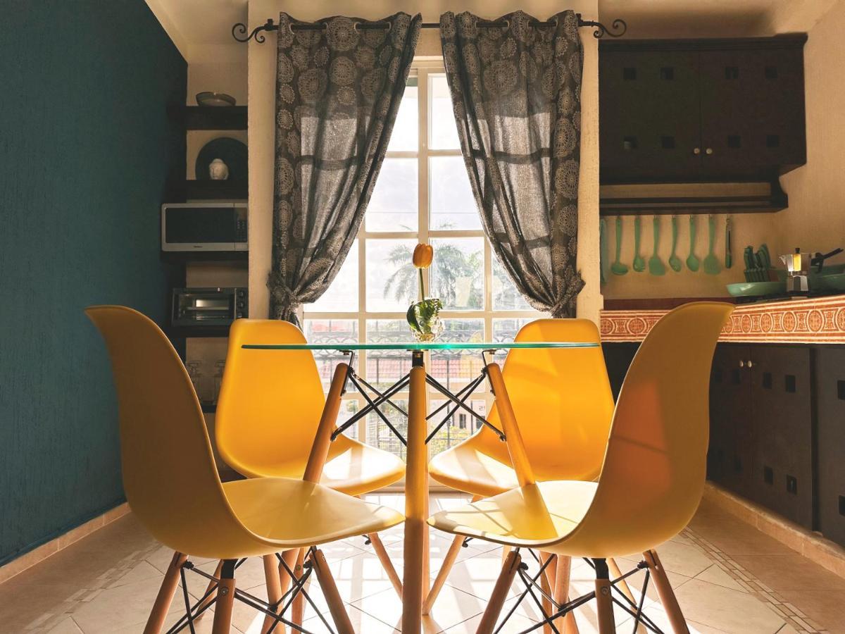 קנקון Beautiful & Cozy Near Beach Apartment Pool & Kingsize Bed מראה חיצוני תמונה