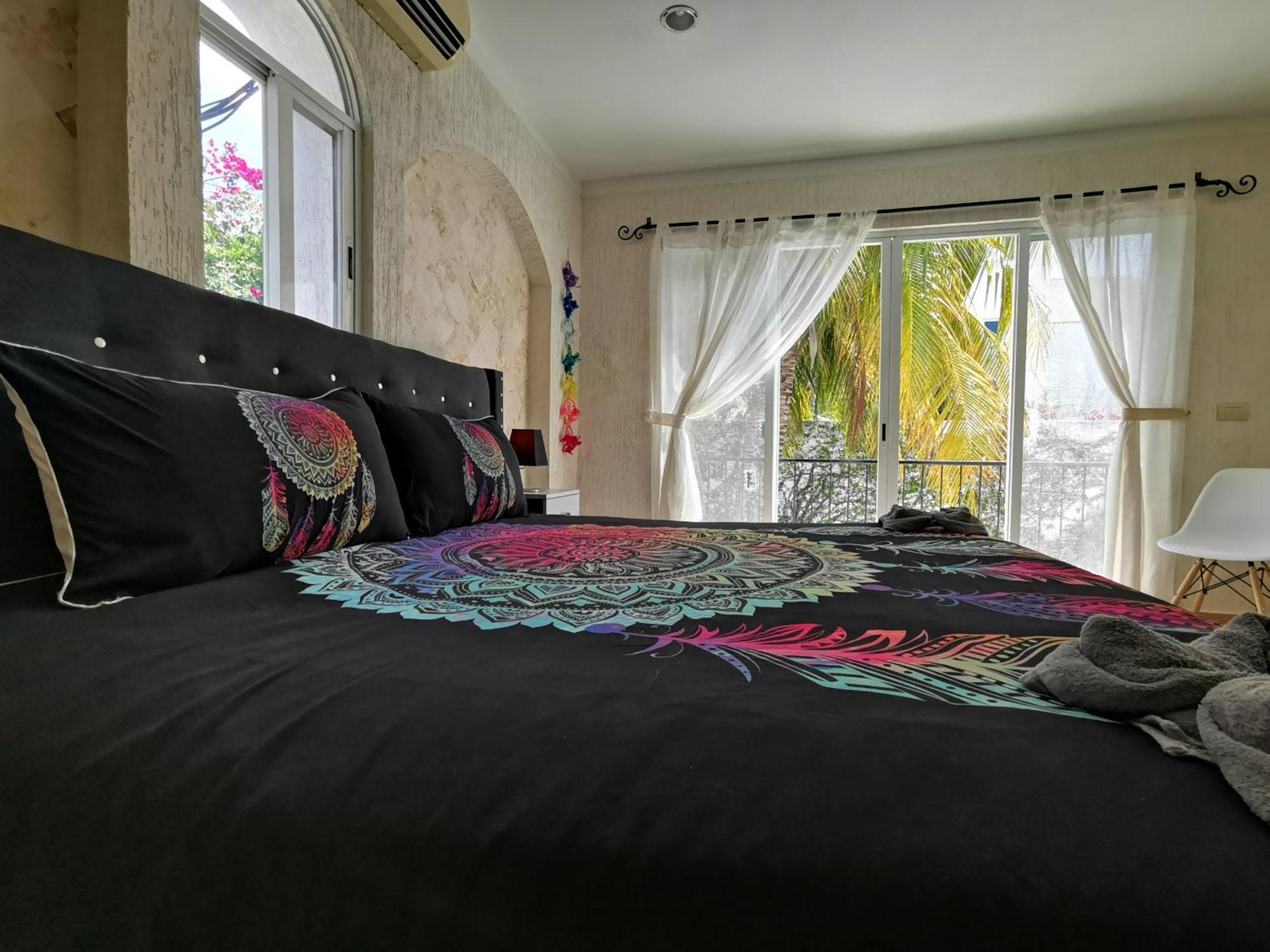קנקון Beautiful & Cozy Near Beach Apartment Pool & Kingsize Bed חדר תמונה