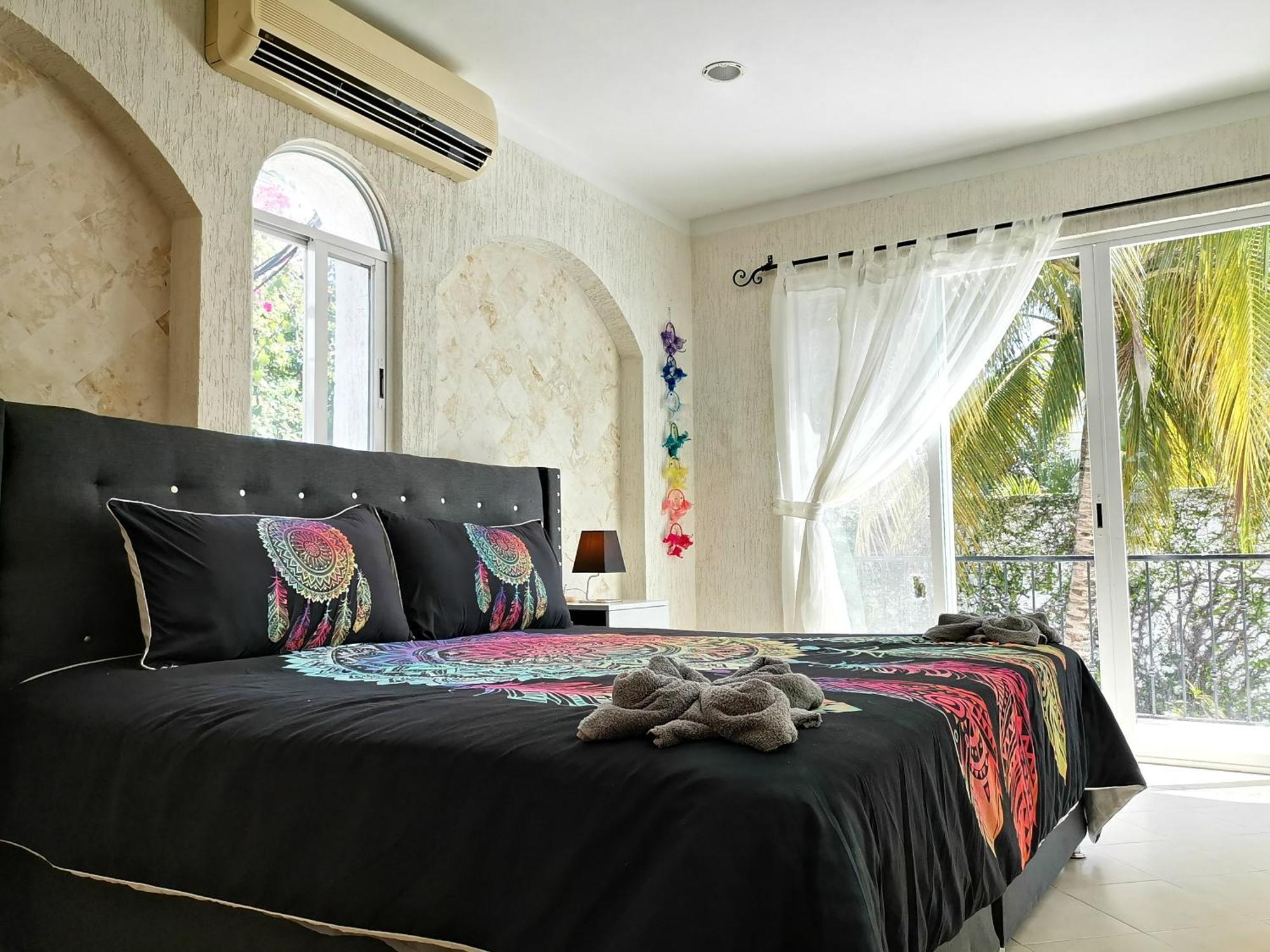 קנקון Beautiful & Cozy Near Beach Apartment Pool & Kingsize Bed חדר תמונה