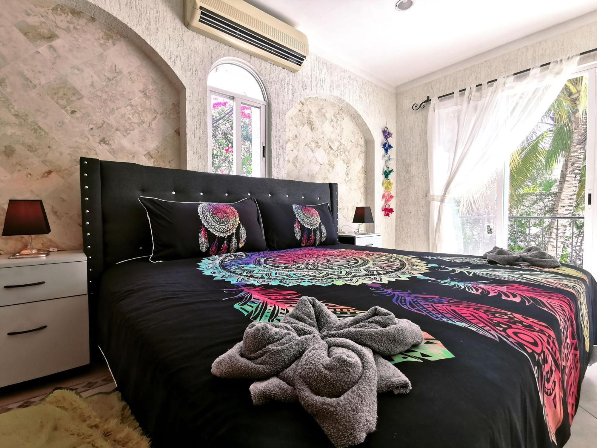 קנקון Beautiful & Cozy Near Beach Apartment Pool & Kingsize Bed חדר תמונה