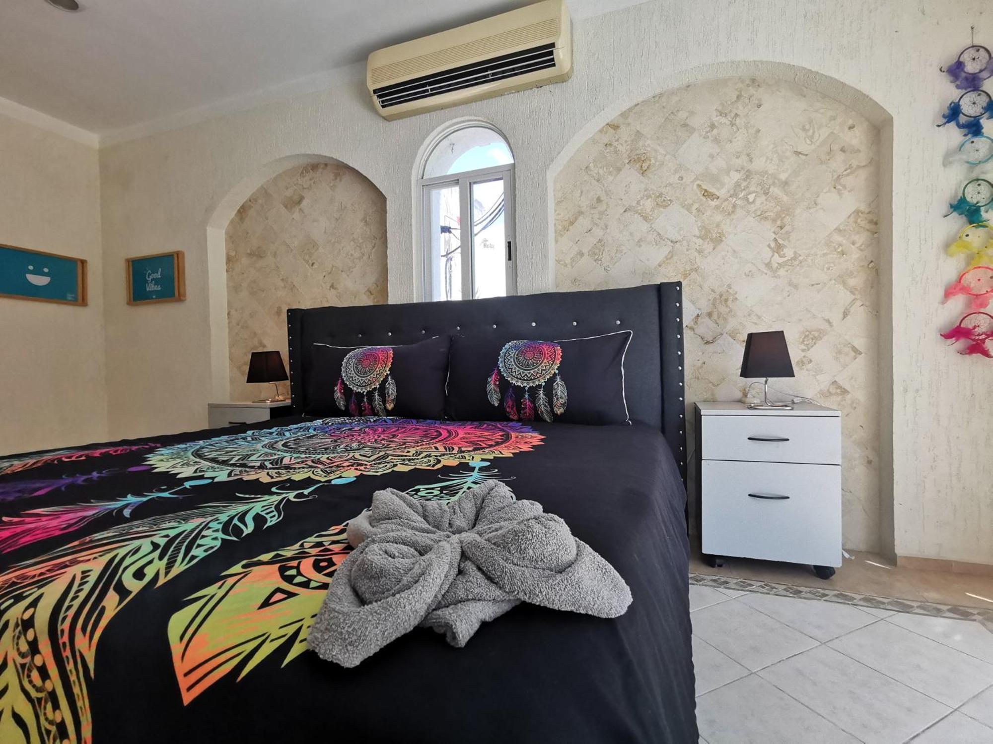 קנקון Beautiful & Cozy Near Beach Apartment Pool & Kingsize Bed חדר תמונה